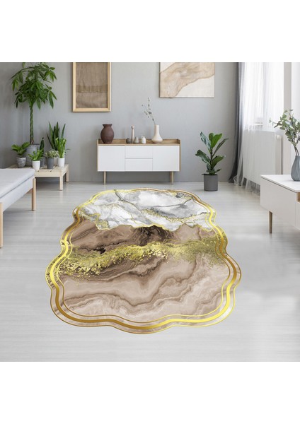 Dijital Baskı Yıkanabilir Kaymaz Taban Salon Halısı ve Yolluk LNA1898-SD226