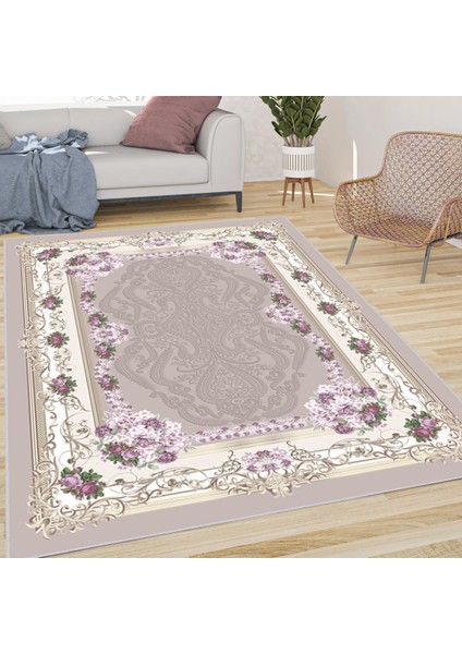 Dijital Baskı Yıkanabilir Kaymaz Taban Salon Halısı ve Yolluk LNA0655