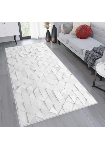 Dijital Baskı Yıkanabilir Kaymaz Taban Salon Halısı ve Yolluk LNA1217