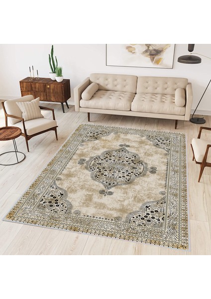 Dijital Baskı Yıkanabilir Kaymaz Taban Salon Halısı ve Yolluk LNA0306-SD482
