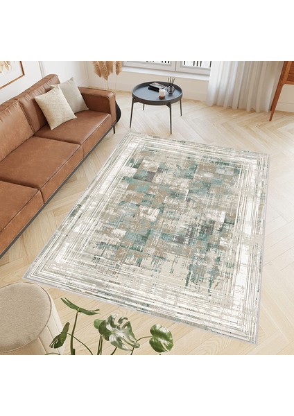 Dijital Baskı Yıkanabilir Kaymaz Taban Salon Halısı ve Yolluk LNA0525