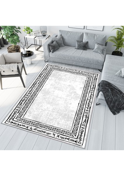 Dijital Baskı Yıkanabilir Kaymaz Taban Salon Halısı ve Yolluk LNA1001