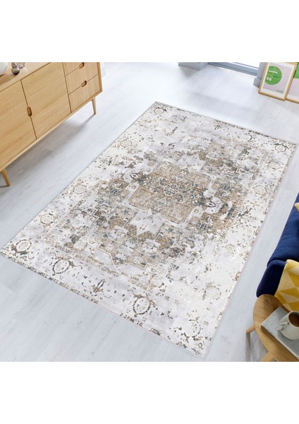 Dijital Baskı Yıkanabilir Kaymaz Taban Salon Halısı ve Yolluk LNA1521-HT1617