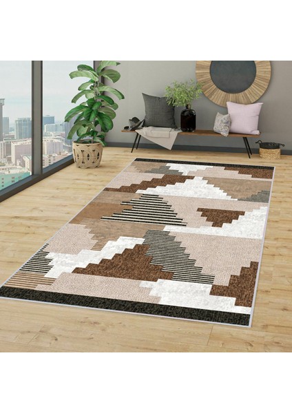 Dijital Baskı Yıkanabilir Kaymaz Taban Salon Halısı ve Yolluk LNA1334-HT171