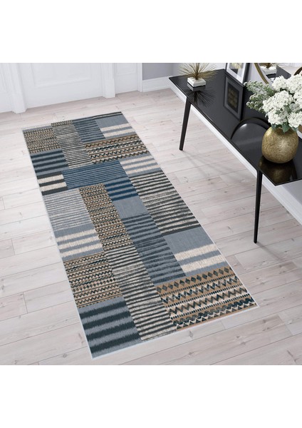 Dijital Baskı Yıkanabilir Kaymaz Taban Salon Halısı ve Yolluk LNA1336-HT177