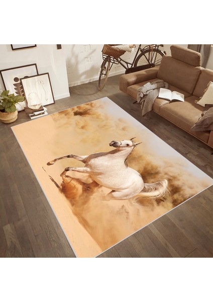 Dijital Baskı Yıkanabilir Kaymaz Taban Salon Halısı ve Yolluk LNA1896-SD097