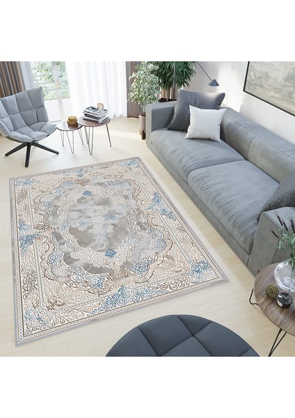 Dijital Baskı Yıkanabilir Kaymaz Taban Salon Halısı ve Yolluk LNA0475