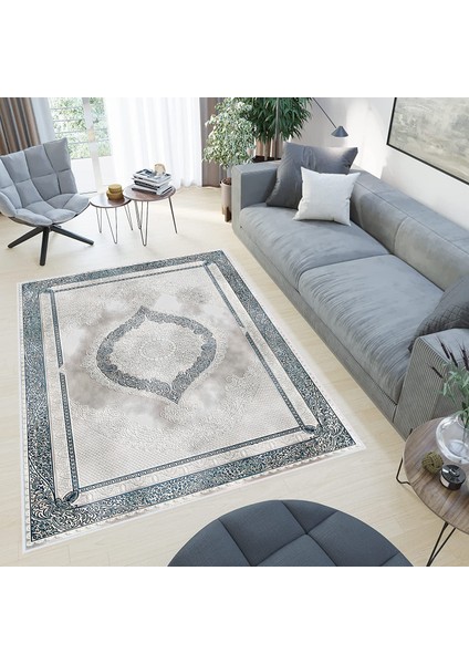 Dijital Baskı Yıkanabilir Kaymaz Taban Salon Halısı ve Yolluk LNA0485