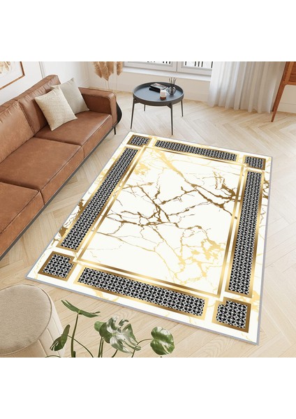 Dijital Baskı Yıkanabilir Kaymaz Taban Salon Halısı ve Yolluk LNA0492