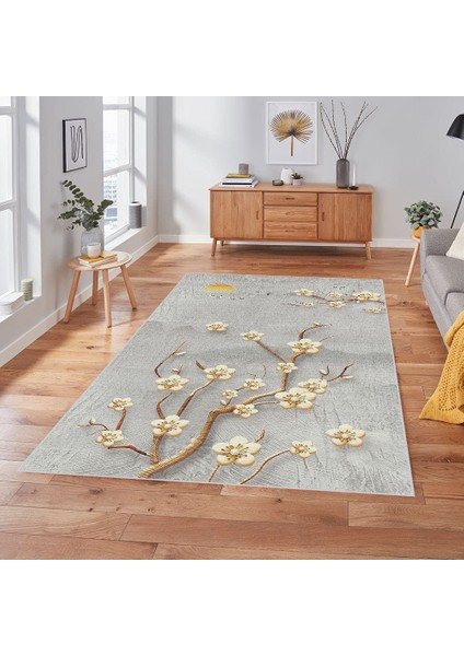 Dijital Baskı Yıkanabilir Kaymaz Taban Salon Halısı ve Yolluk LNA1858-SM238