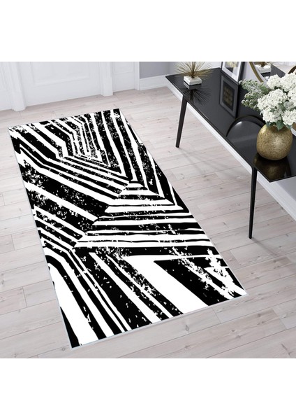 Dijital Baskı Yıkanabilir Kaymaz Taban Salon Halısı ve Yolluk LNA1520-HS560