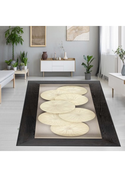 Dijital Baskı Yıkanabilir Kaymaz Taban Salon Halısı ve Yolluk LNA1137