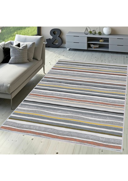 Dijital Baskı Yıkanabilir Kaymaz Taban Salon Halısı ve Yolluk LNA1640-HT263