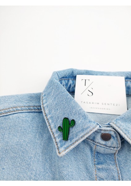 Rozet Metal Broş Yaka Okul Çantası Kıyafet Şapka Takı Aksesuar Kaktüs Texas Kovboy Klips Rosette fiyatları