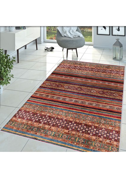 Dijital Baskı Yıkanabilir Kaymaz Taban Salon Halısı ve Yolluk LNA1391-HT649