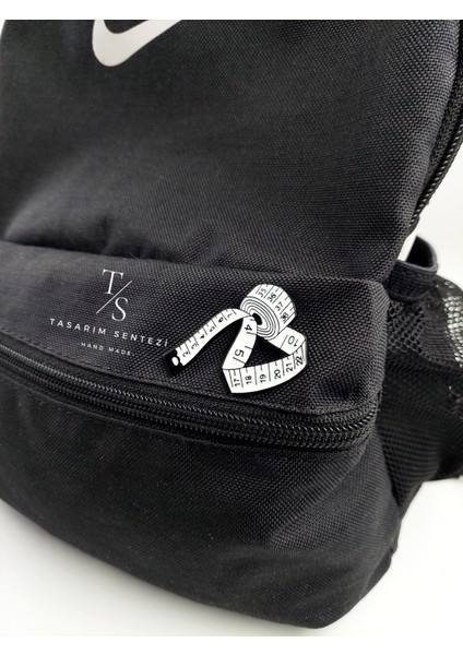 Rozet Metal Broş Yaka Okul Çantası Kıyafet Şapka Takı Aksesuar Mezura Terzi Metre Ölçü Klips Rosette fırsatları