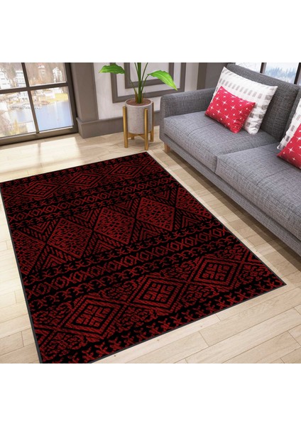 Dijital Baskı Yıkanabilir Kaymaz Taban Salon Halısı ve Yolluk LNA0188-SD842