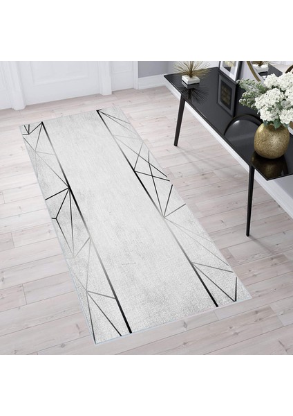 Dijital Baskı Yıkanabilir Kaymaz Taban Salon Halısı ve Yolluk LNA1288