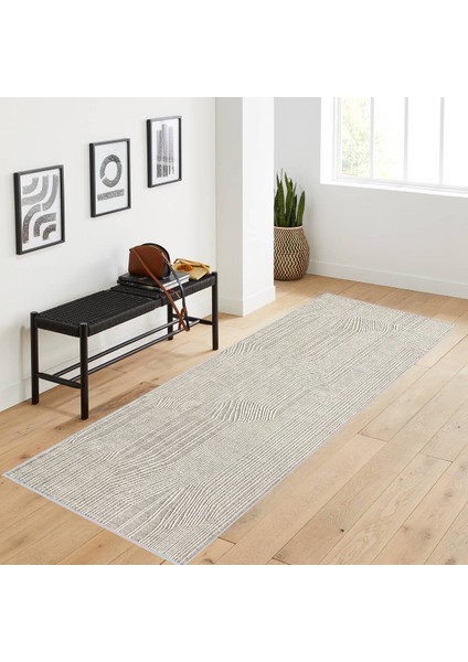 Dijital Baskı Yıkanabilir Kaymaz Taban Salon Halısı ve Yolluk LNA1055