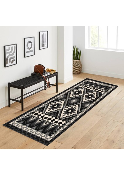 Dijital Baskı Yıkanabilir Kaymaz Taban Salon Halısı ve Yolluk LNA1771