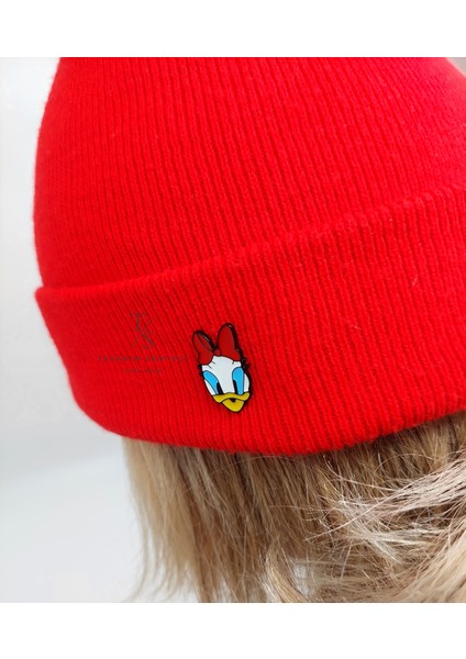 Rozet Metal Broş Yaka Okul Çantası Kıyafet Şapka Takı Aksesuar Daisy Duck Ördek Çizgi Film Rosette modelleri