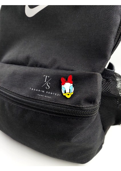 Rozet Metal Broş Yaka Okul Çantası Kıyafet Şapka Takı Aksesuar Daisy Duck Ördek Çizgi Film Rosette fırsatları