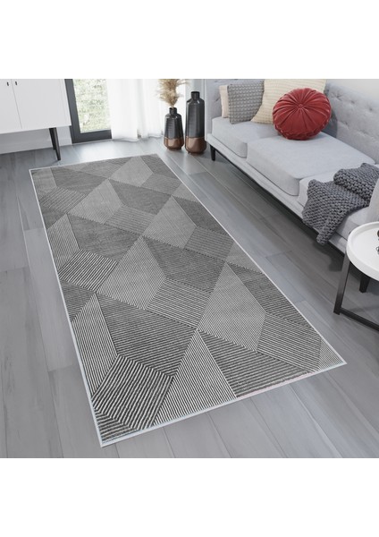 Dijital Baskı Yıkanabilir Kaymaz Taban Salon Halısı ve Yolluk LNA1088