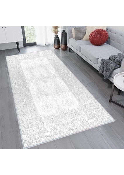 Dijital Baskı Yıkanabilir Kaymaz Taban Salon Halısı ve Yolluk LNA1239