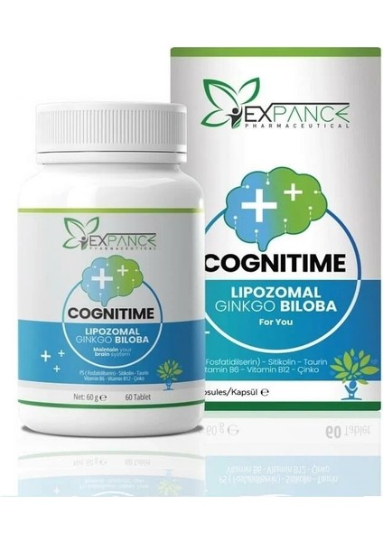 Sağlık Expance Cognitime Lipozomal 60 Tablet