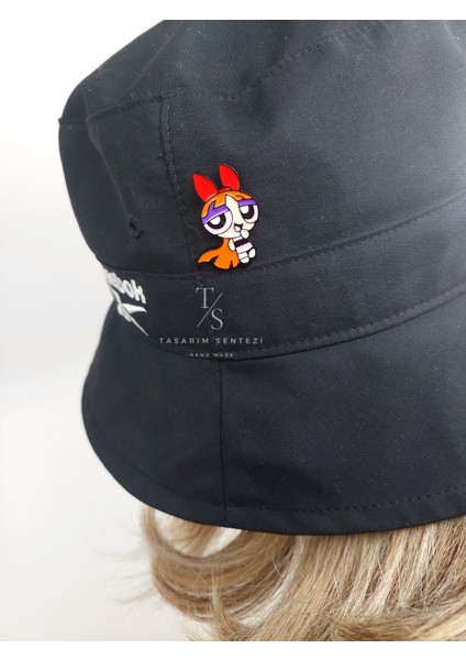 Rozet Metal Broş Yaka Okul Çantası Kıyafet Şapka Takı Aksesuar Blossom Powerpuff Girls Çizgi Film modelleri