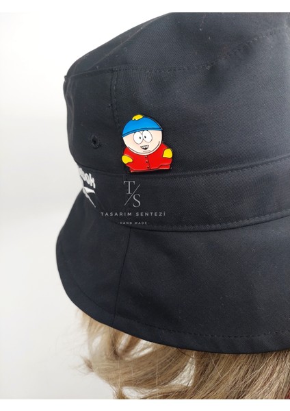 Rozet Metal Broş Yaka Okul Çantası Kıyafet Şapka Takı Aksesuar Eric Cartman South Park Klips Rosette modelleri