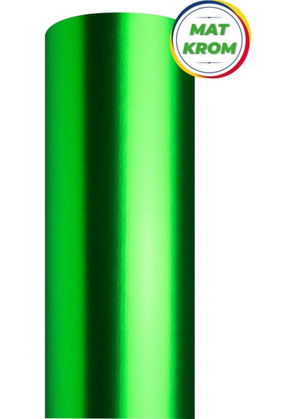 Mat Krom Yeşil Kaplama Folyosu 152 cm x 2 mt