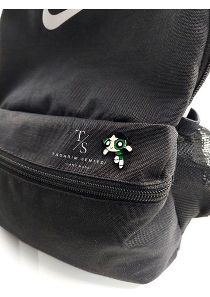 Rozet Metal Broş Yaka Okul Çantası Kıyafet Şapka Takı Aksesuar Powerpuff Girls Buttercup Çizgi Film fırsatları