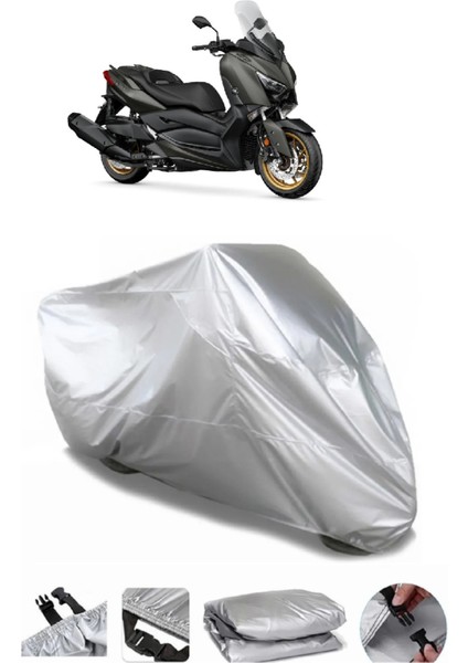 Yamaha X-Max 400 Tech Max Gri Motosiklet Brandası Premium Kalite