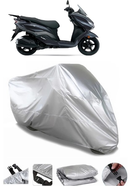 Suzuki Burgman Street 125EX Gri Motosiklet Brandası Premium Kalite