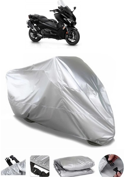 Yamaha Tmax 530 Gri Motosiklet Brandası Premium Kalite