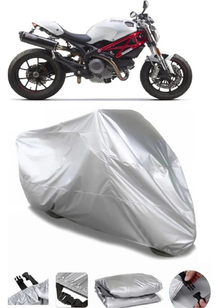 Ducati Monster 696 Gri Motosiklet Brandası Premium Kalite