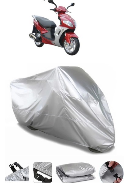 Kuba Apricot 125 Gri Motosiklet Brandası Premium Kalite