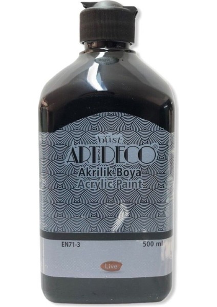 Akrilik Boya Siyah 3618 - 500 ml