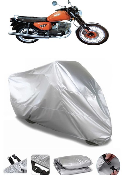 Mz Etz 251 Gri Motosiklet Brandası Premium Kalite