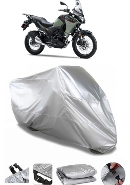 Kawasaki Versys X300 Gri Motosiklet Brandası Premium Kalite