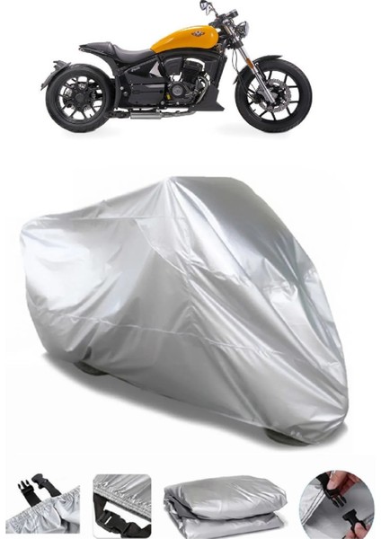 Regal Raptor Pilder 125 Gri Motosiklet Brandası Premium Kalite