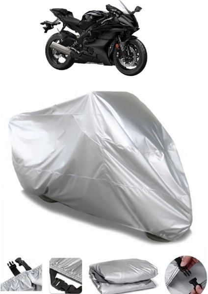 Yamaha Yzf R6 Gri Motosiklet Brandası Premium Kalite