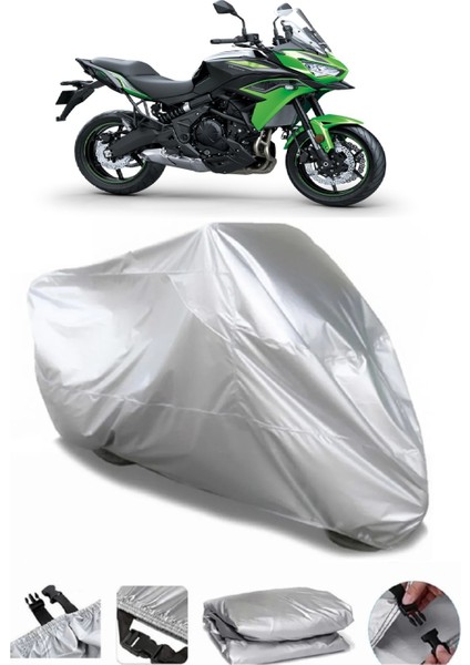 Kawasaki Versys 650 Gri Motosiklet Brandası Premium Kalite