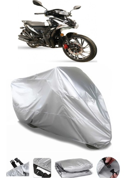 Arora Smart 50 x Gri Motosiklet Brandası Premium Kalite