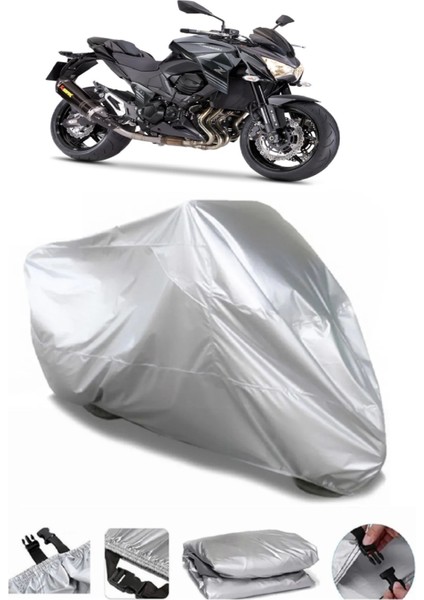 Kawasaki Z 800 Gri Motosiklet Brandası Premium Kalite