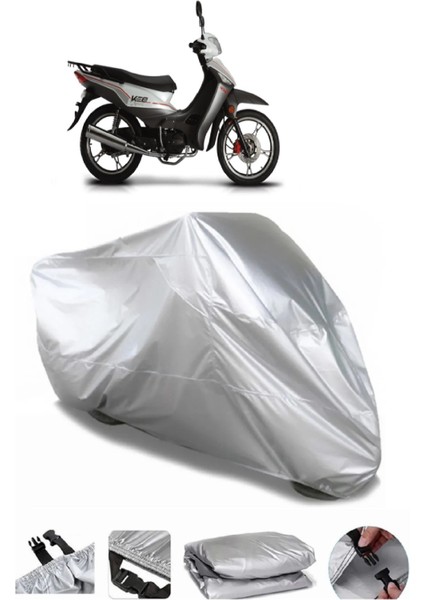 Kuba Kee 100 Gri Motosiklet Brandası Premium Kalite