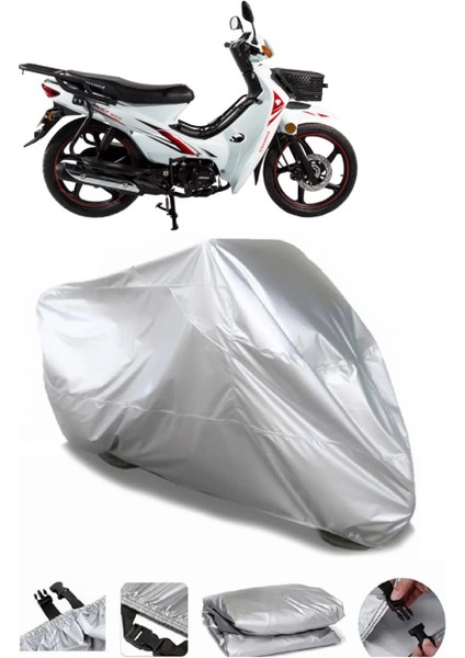 Arora Ar 50-50 Kasırga Gri Motosiklet Brandası Premium Kalite