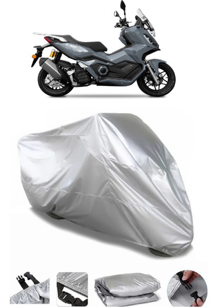 Yuki Xway 125 Gri Motosiklet Brandası Premium Kalite