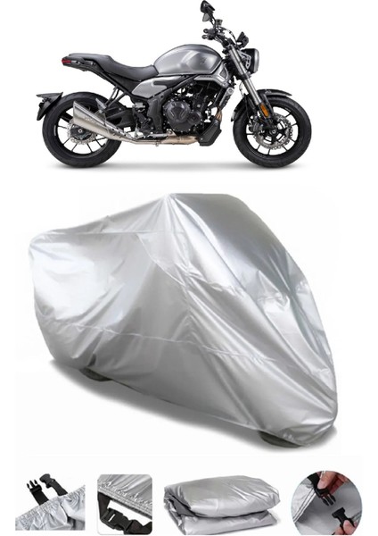 Voge 500 Ac Gri Motosiklet Brandası Premium Kalite